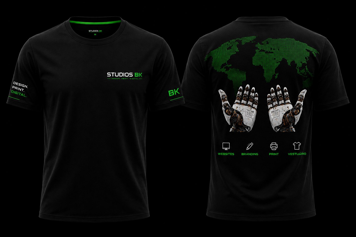 Camiseta personalizada para empresas