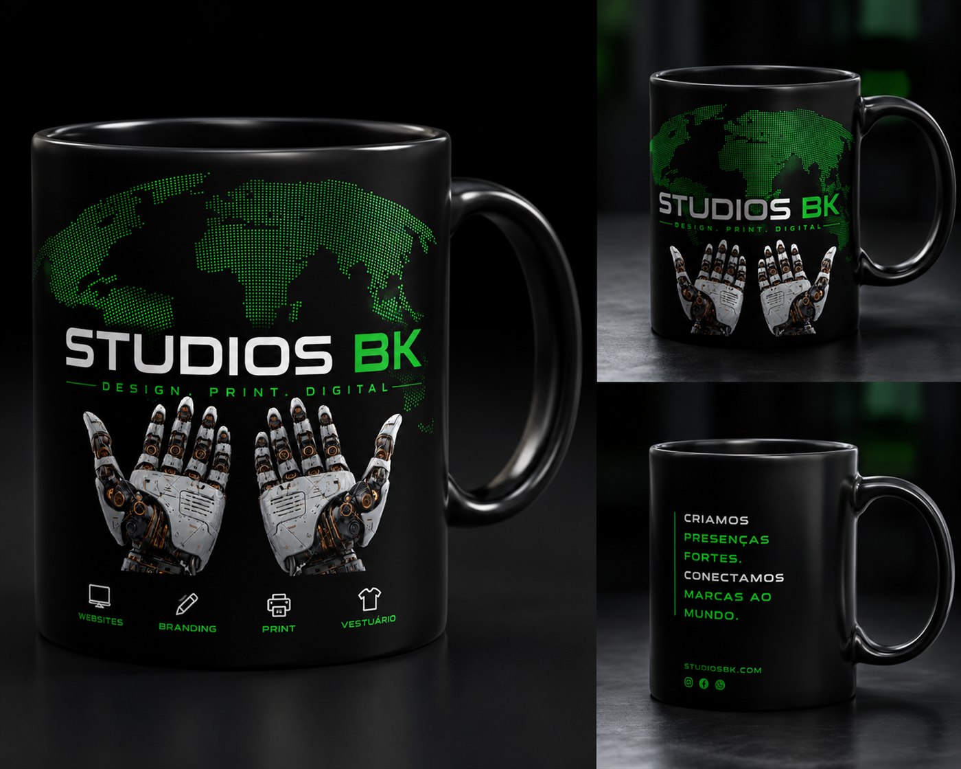 Caneca personalizada para brindes empresariais