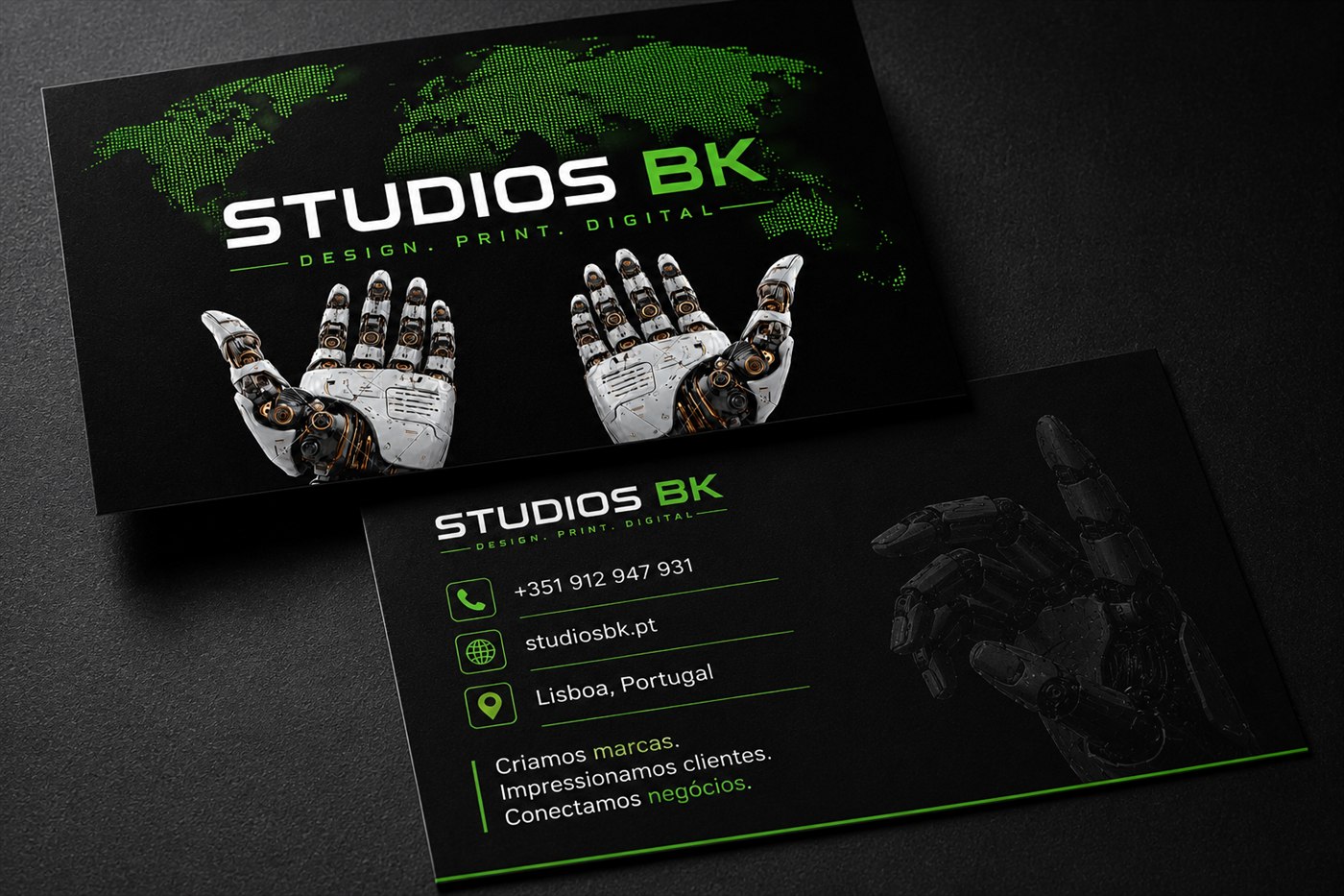 Premium business card Studios BK